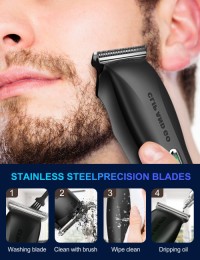 Hair Trimmer for Men Cordless Rechargeable Hair Clippers Adjustable Beard Trimmer with 5 Limit Combs