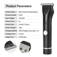 Customized USB Charging Rechargeable Oil Head Electric Hair Clipper Trimmers
