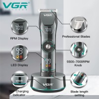 VGR V-256 hair trimmer cutting machine Professional Cordless Rechargeable barber supplies hair clippers for Men