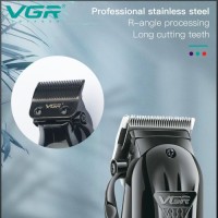 VGR V-282 Adjustable Best Powerful Professional Rechargeable Electric Barber Cordless Hair Clipper Beard Trimmer for Men