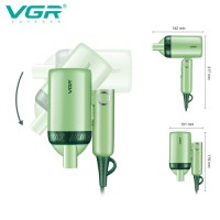 VGR V-421 1200w Fashion Design Hairstyle Corded Household Electric Hair Dryer for Travel