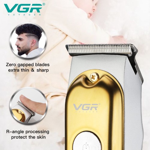 VGR V-290 Hair Cutting Machine Beard Trimmer Barber Hair Clipper Professional Electric Cordless Hair Trimmer for Men