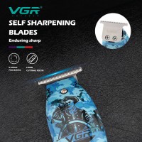 VGR V-923 Hot sale electric hair cutting machine low noise hair clipper professional cordless hair trimmer for Men