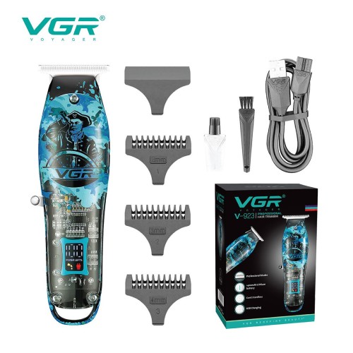 VGR V-923 Hot sale electric hair cutting machine low noise hair clipper professional cordless hair trimmer for Men